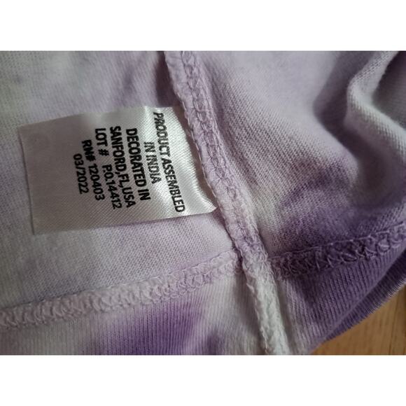 Kid U Not Pirates Voyage Myrtle Beach Mermaid Purple Tye dyed Size M Girls - Picture 5 of 5